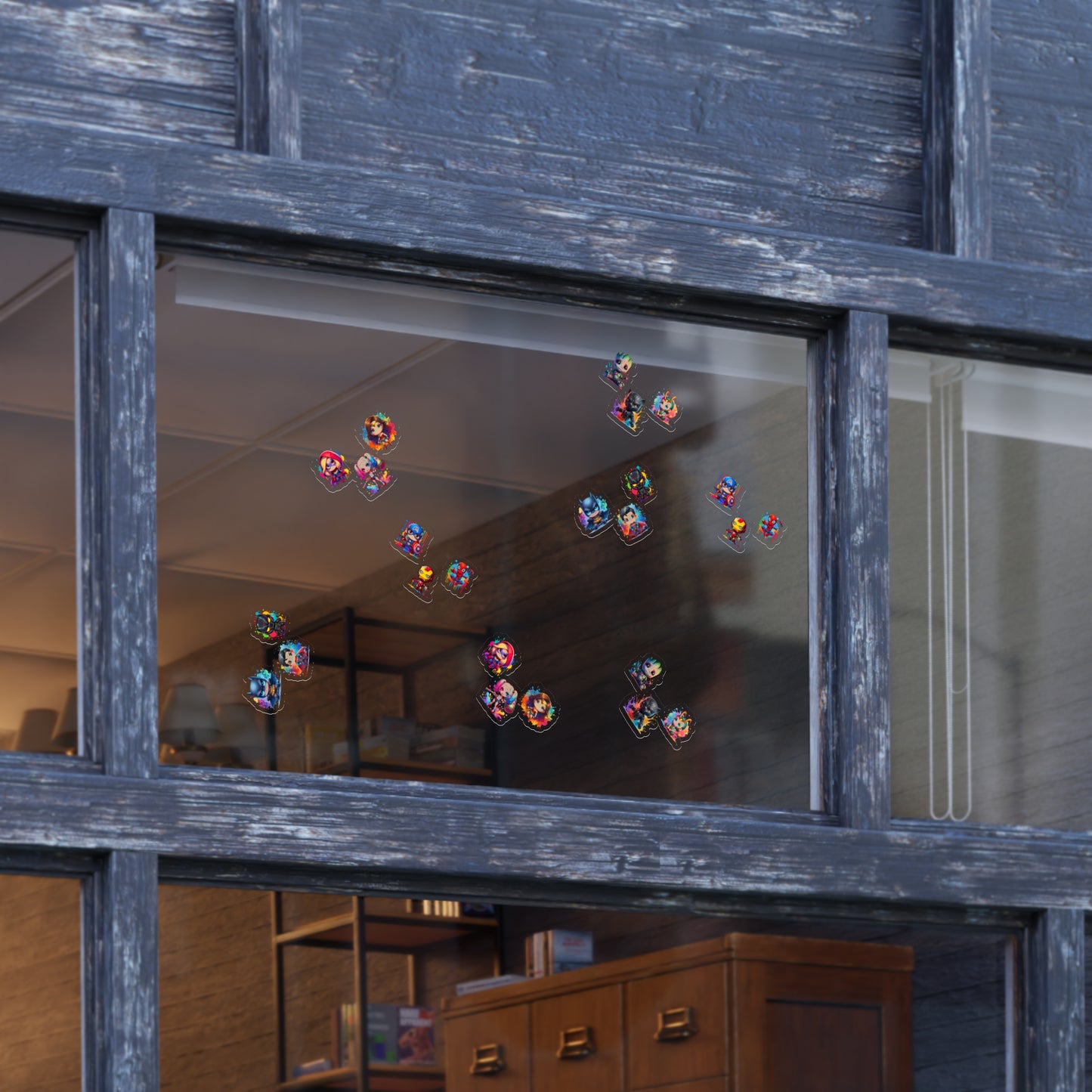 Cute Baby Marvel & DC Character Sticker Sheet Set — 5PCS