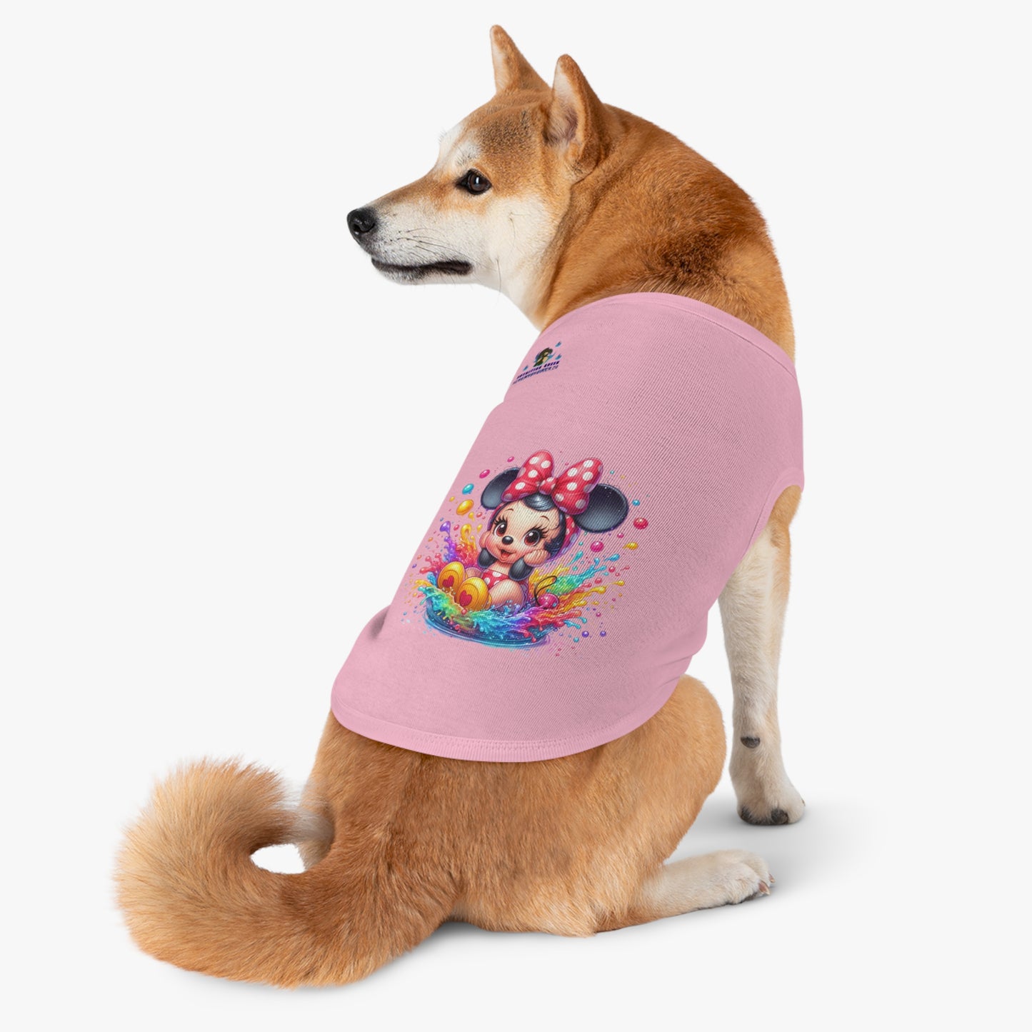 Baby Minnie-Mouse Splash Pet Tank Top