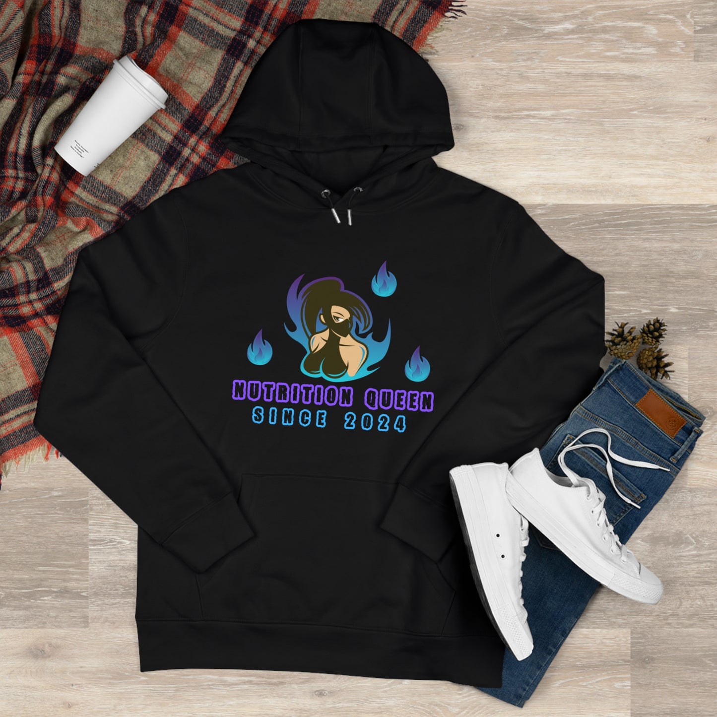 Nutrition Queen Unisex King Hooded Sweatshirt