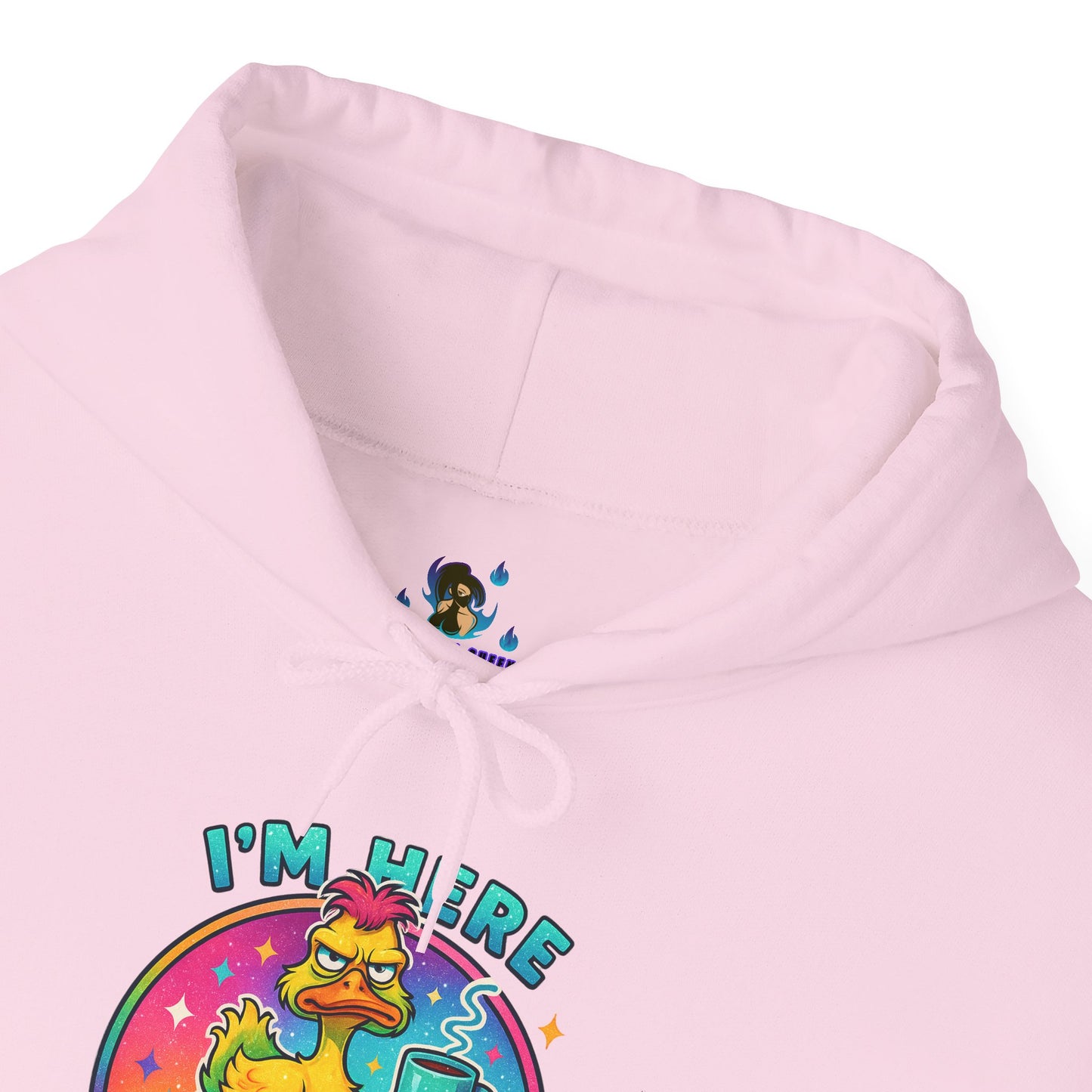 'I'm Here, I'm Awakened' Sarcastic Hoodie