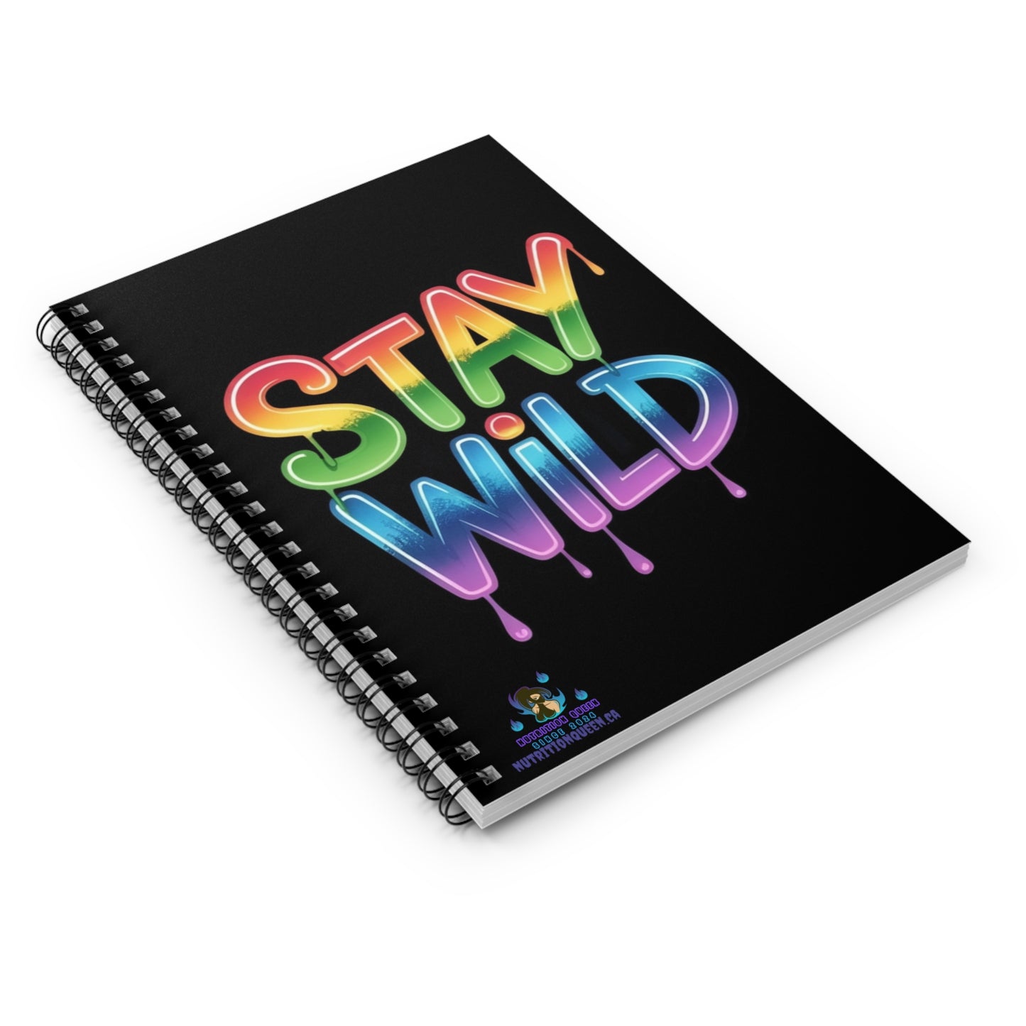 Rainbow "Stay Wild" Notebook