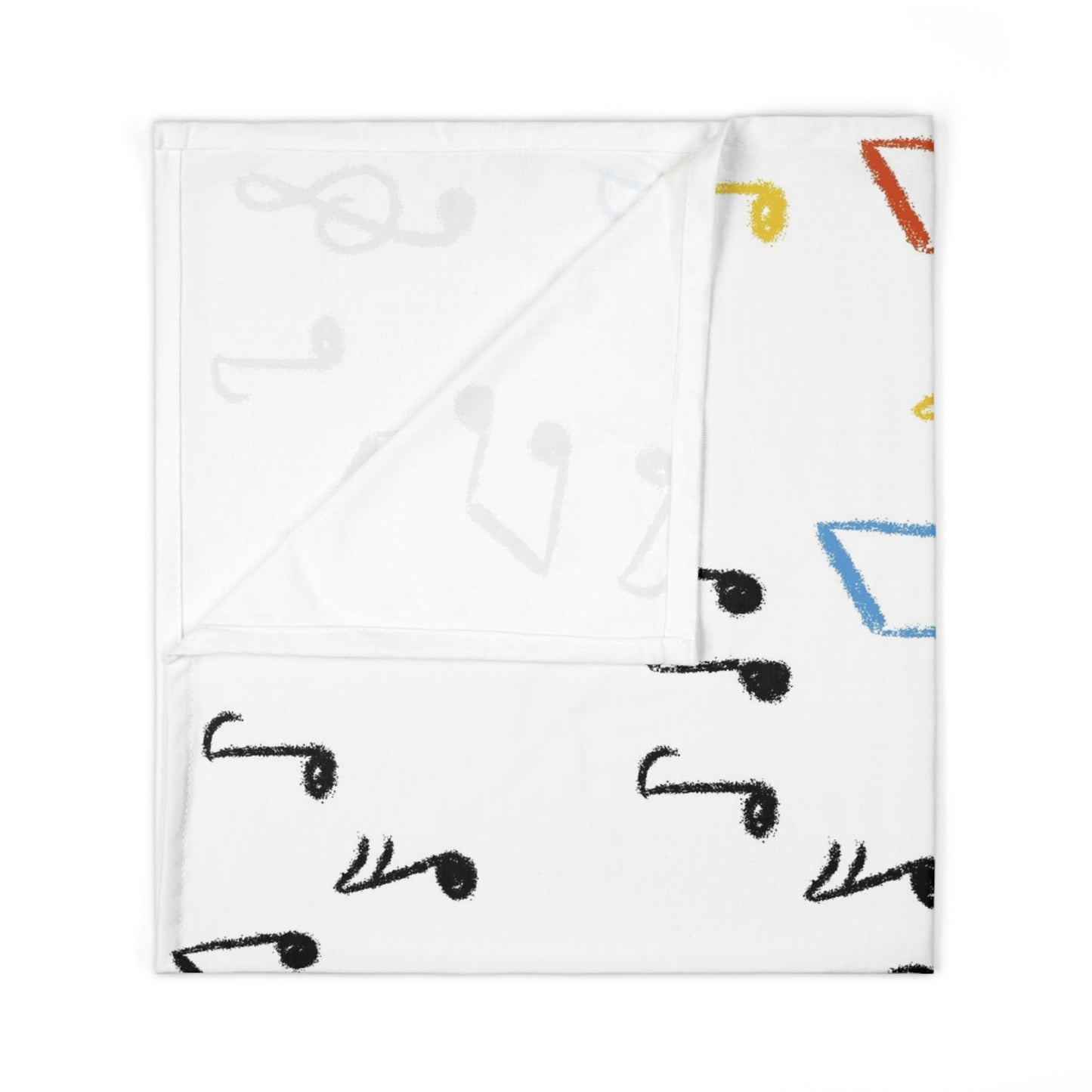 Nutrition Queen Music Notes Baby Swaddle Blanket