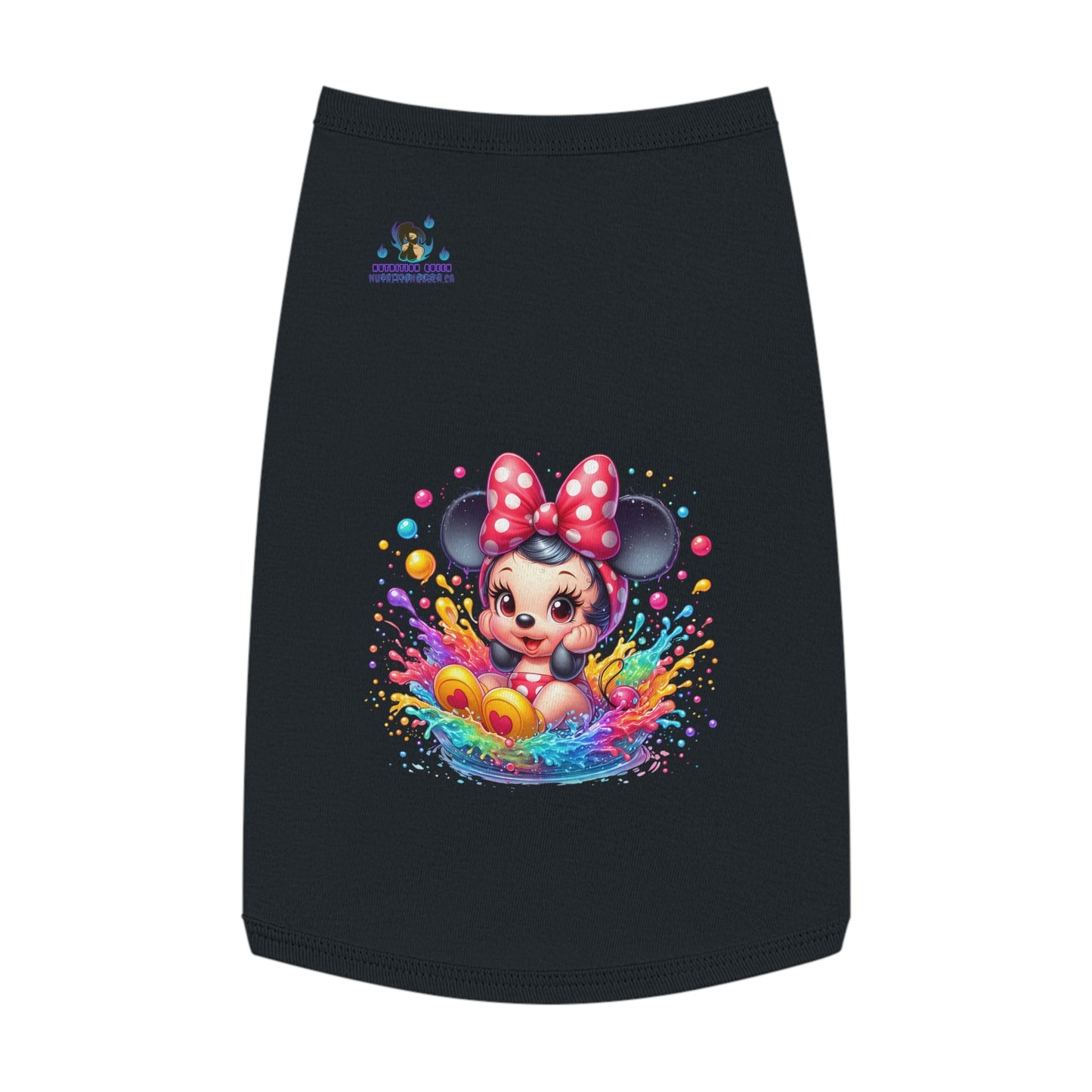 Baby Minnie-Mouse Splash Pet Tank Top