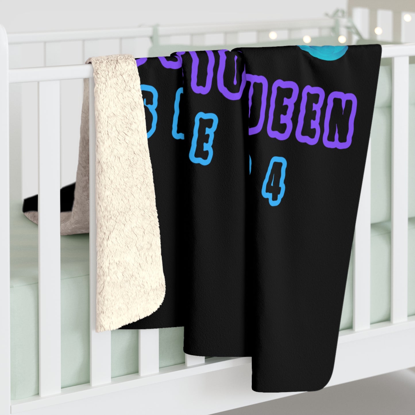 Nutrition Queen Sherpa Fleece Blanket