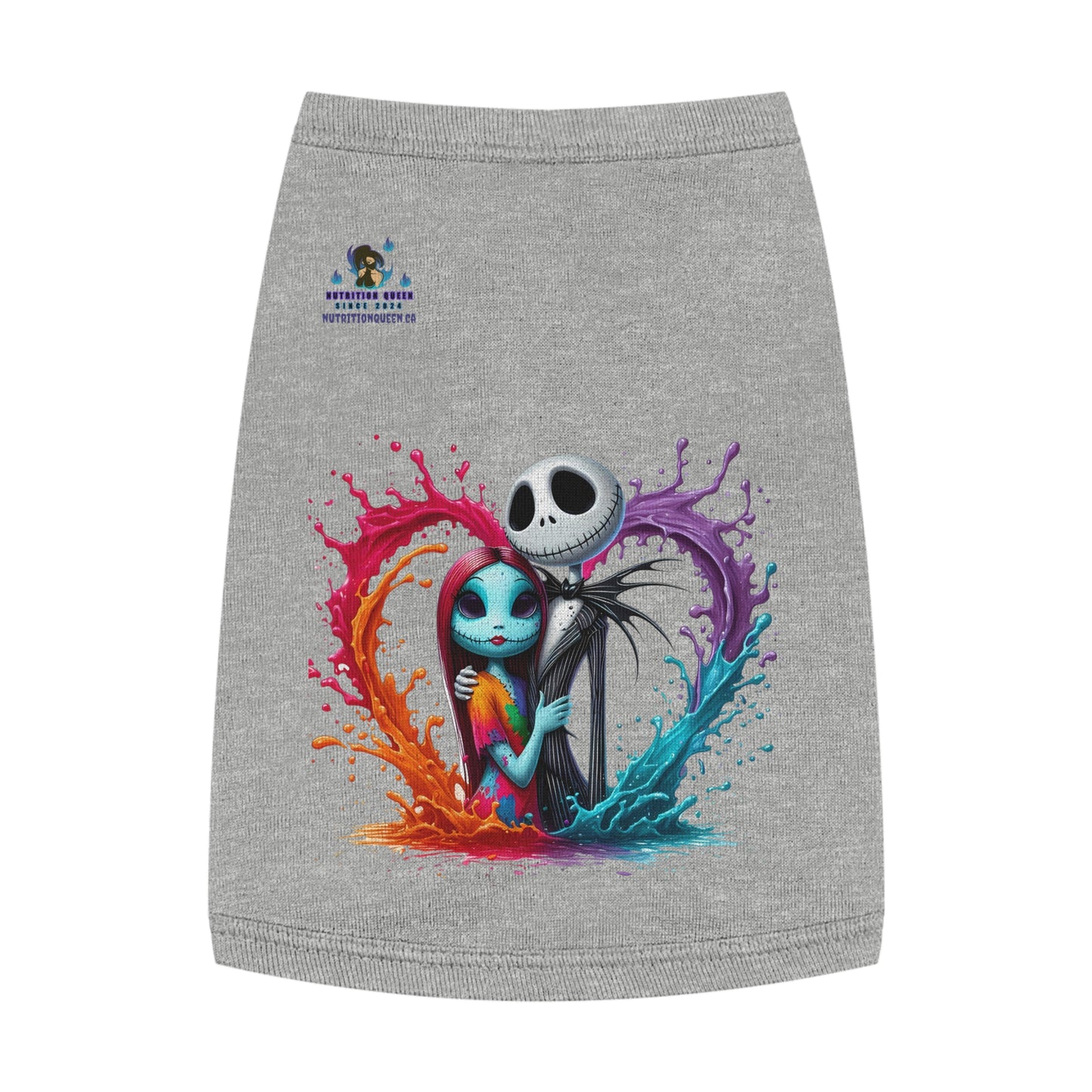 Colorful Love Jack & Sally Pet Tank Top
