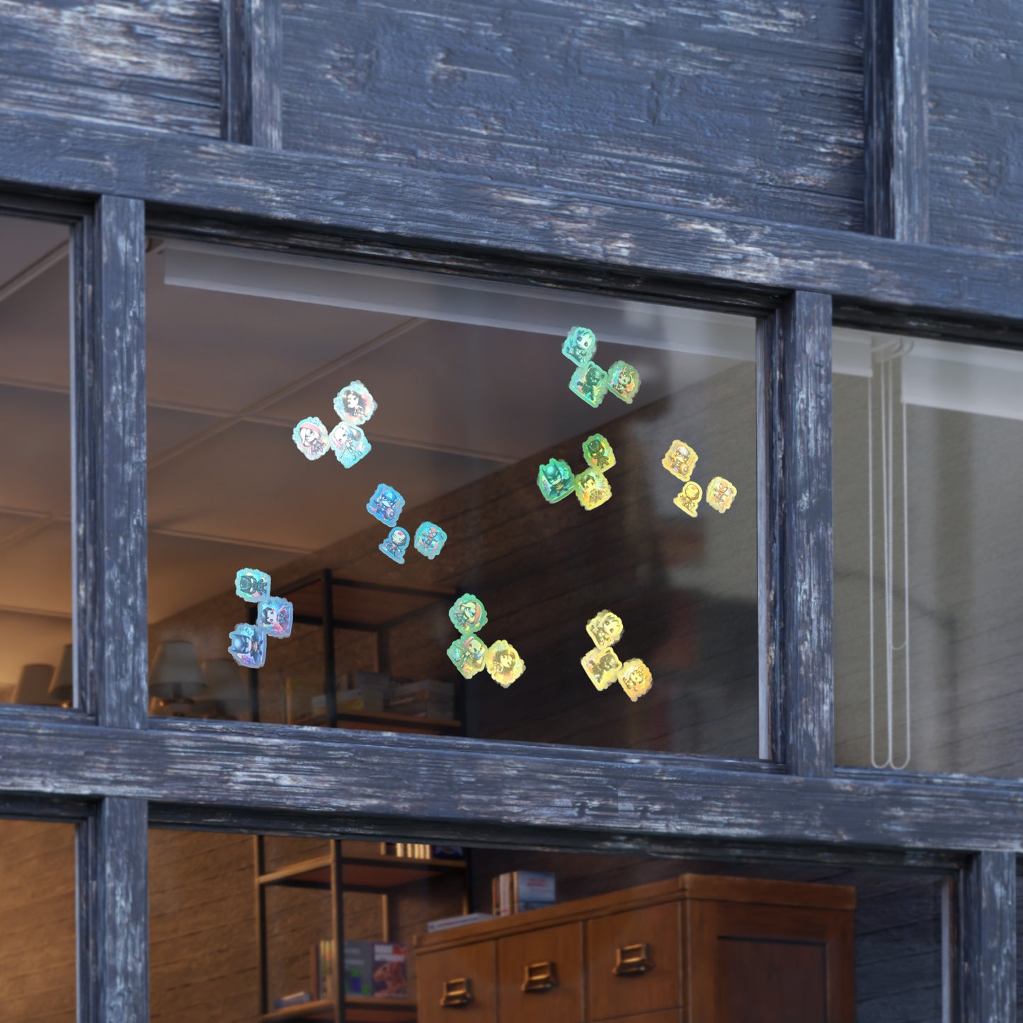 Cute Baby Marvel & DC Character Sticker Sheet Set — 5PCS