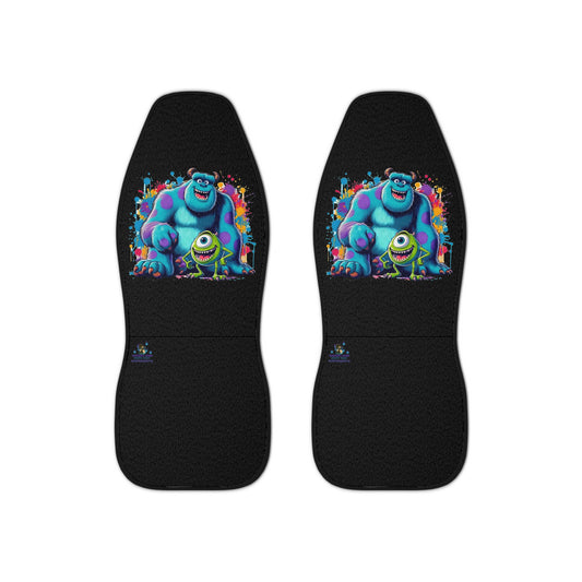 Sulley & Mike Color Splash Car Seat Covers