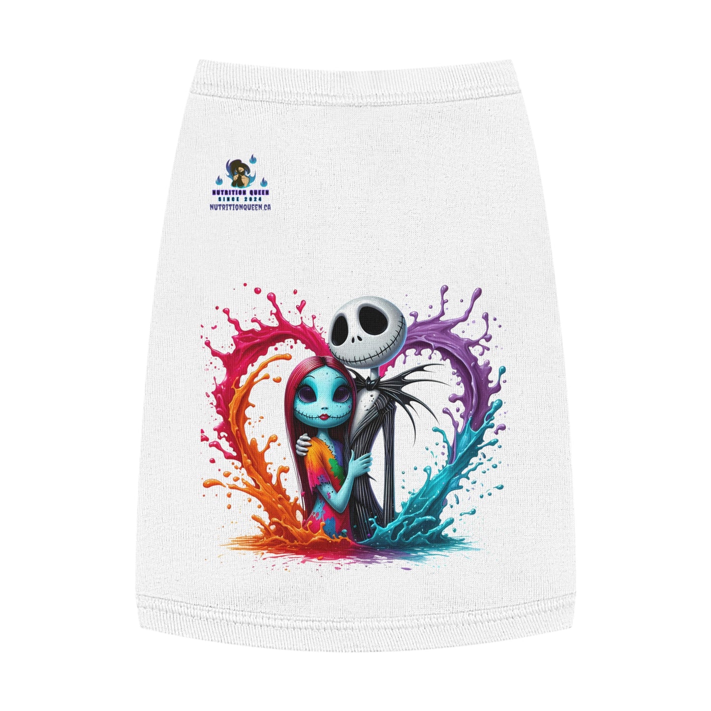 Colorful Love Jack & Sally Pet Tank Top