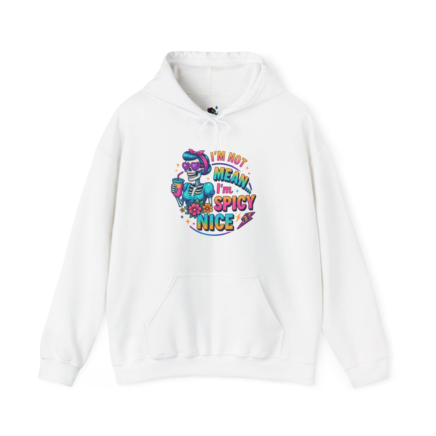 'I'm Not Mean, I'm Spicy Nice' Sarcastic Hoodie